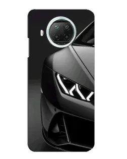 Чехол для Xiaomi Mi 10i с картинкой «Lamborghini фары детализация»