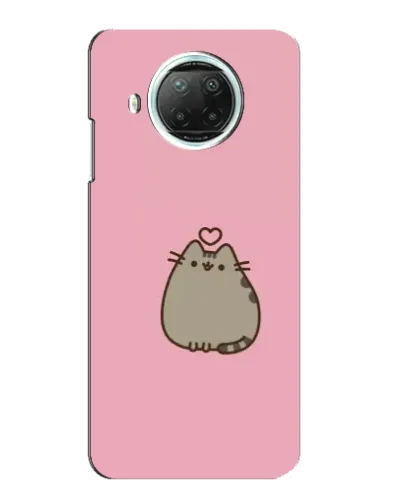 Чехол для Xiaomi Mi 10i с картинкой «Pusheen сердце»