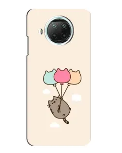 Чехол для Xiaomi Mi 10i с картинкой «Пушин на шариках»