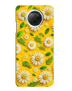 Чехол для Xiaomi Mi 10i с картинкой «Ромашковое солнце»