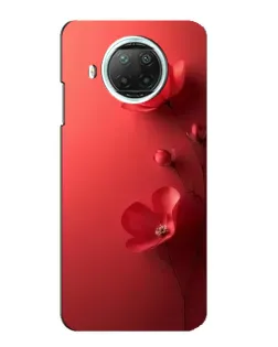 Чехол для Xiaomi Mi 10i с картинкой «Маковые соцветия»