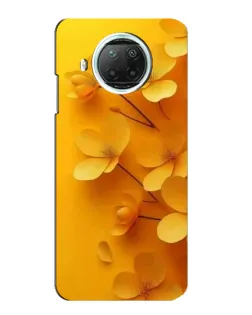 Чехол для Xiaomi Mi 10i с картинкой «Золотые лепестки»