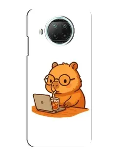 Чохол для Xiaomi Mi 10i з картинкою «Капібара з ноутбуком» Чохол для Xiaomi Mi 10i з картинкою «Капібара з ноутбуком»