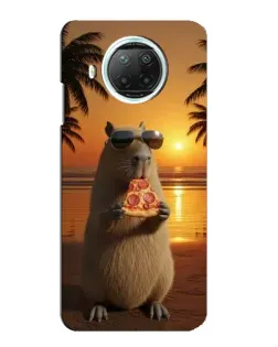 Чохол для Xiaomi Mi 10i з картинкою «Капібара з піцою» Чохол для Xiaomi Mi 10i з картинкою «Капібара з піцою»