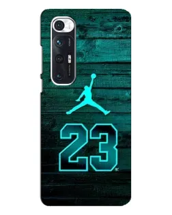Чехол для Xiaomi Mi 10s с картинкой «Jordan Cyan 23»