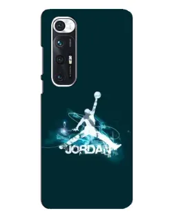 Чехол для Xiaomi Mi 10s с картинкой «Jordan Blue Fire»