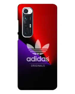 Чехол для Xiaomi Mi 10s с картинкой «Adidas Red Neon»