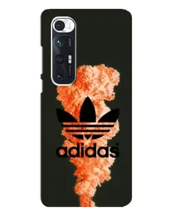 Чехол для Xiaomi Mi 10s с картинкой «Оранжевый дым Adidas» Чехол для Xiaomi Mi 10s с картинкой «Оранжевый дым Adidas»
