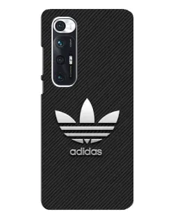 Чехол для Xiaomi Mi 10s с картинкой «Adidas Карбоновая текстура»