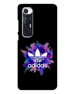 Чехол для Xiaomi Mi 10s с картинкой «Взрыв красок Adidas»