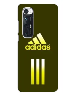 Чехол для Xiaomi Mi 10s с картинкой «Оливковый градиент Adidas»