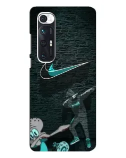 Чехол для Xiaomi Mi 10s с картинкой «Спортивный арт Nike»