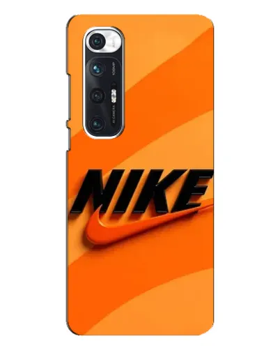 Чехол для Xiaomi Mi 10s с картинкой «Оранжевый драйв Nike»