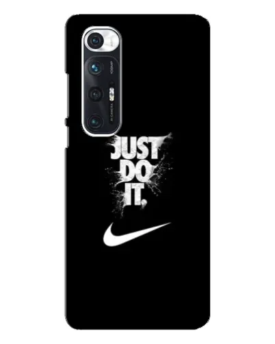 Чехол для Xiaomi Mi 10s с картинкой «Текстовый принт Nike»