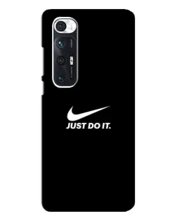 Чехол для Xiaomi Mi 10s с картинкой «Минимализм от Nike»