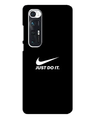 Чехол для Xiaomi Mi 10s с картинкой «Минимализм от Nike»