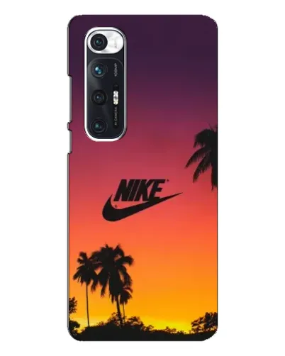 Чехол для Xiaomi Mi 10s с картинкой «Nike на закате солнца»