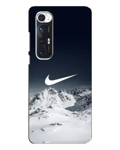 Чехол для Xiaomi Mi 10s с картинкой «Nike — зимние горы»
