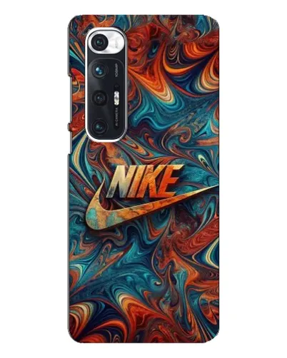 Чехол для Xiaomi Mi 10s с картинкой «Nike в абстракции»