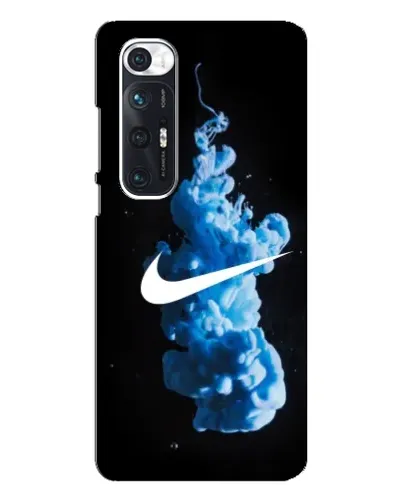 Чехол для Xiaomi Mi 10s с картинкой «Nike и синий дым»