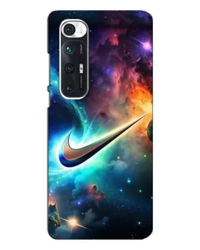 Чехол для Xiaomi Mi 10s с картинкой «Космический Nike Swoosh»