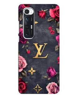 Чехол для Xiaomi Mi 10s с картинкой «Цветочный Louis Vuitton»