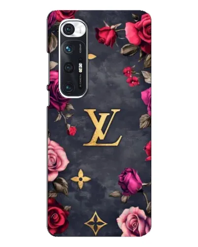 Чехол для Xiaomi Mi 10s с картинкой «Цветочный Louis Vuitton»