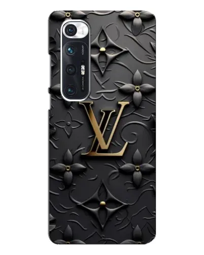 Чехол для Xiaomi Mi 10s с картинкой «Кожаная текстура LV»