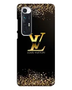 Чехол для Xiaomi Mi 10s с картинкой «LV — золотые искры»
