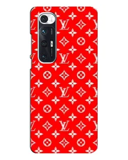 Чехол для Xiaomi Mi 10s с картинкой «Яркий паттерн LV»