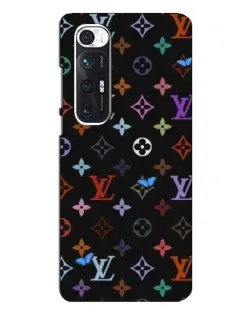 Чехол для Xiaomi Mi 10s с картинкой «Цветная монограмма LV»