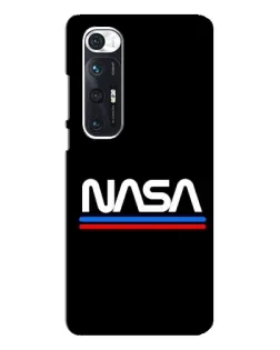 Чехол для Xiaomi Mi 10s с картинкой «NASA — классика Red Blue»