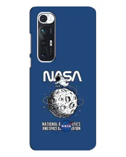 Чехол для Xiaomi Mi 10s с картинкой «NASA — лунная миссия»