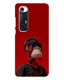 Чехол для Xiaomi Mi 10s с картинкой «Bored Ape в красном» Чехол для Xiaomi Mi 10s с картинкой «Bored Ape в красном»