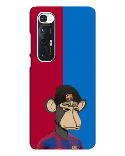 Чехол для Xiaomi Mi 10s с картинкой «Bored Ape — фанат Барсы»