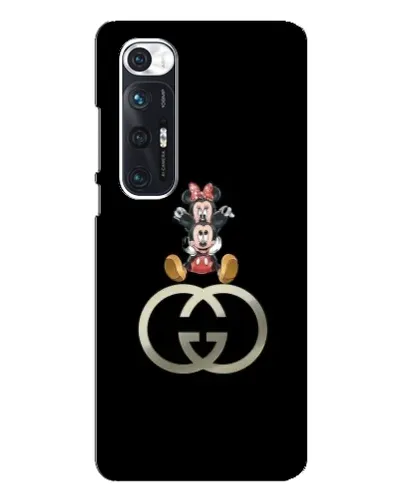 Чехол для Xiaomi Mi 10s с картинкой «Минни Маус на лого»