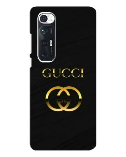 Чехол для Xiaomi Mi 10s с картинкой «Золотой логотип Gucci»