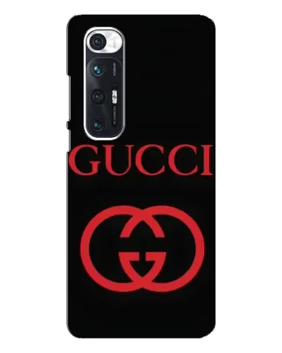 Чехол для Xiaomi Mi 10s с картинкой «Gucci — красный логотип»