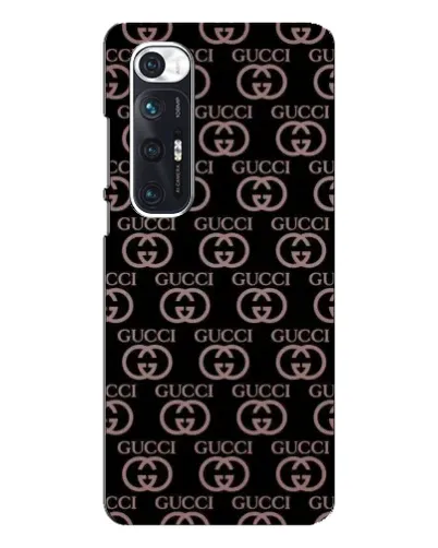 Чехол для Xiaomi Mi 10s с картинкой «Классическая монограмма Gucci»