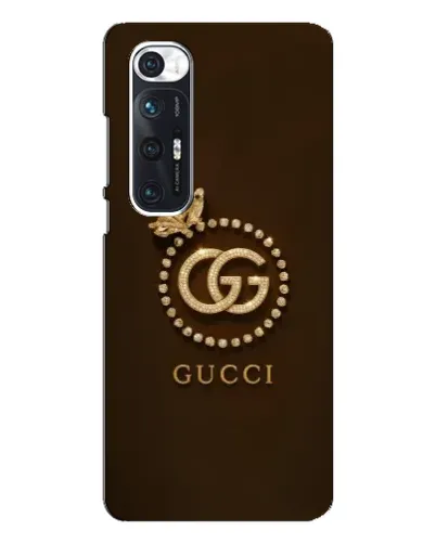 Чехол для Xiaomi Mi 10s с картинкой «Gucci — золотая бабочка»
