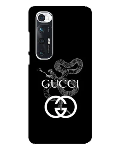 Чехол для Xiaomi Mi 10s с картинкой «Gucci — серебряная змея»