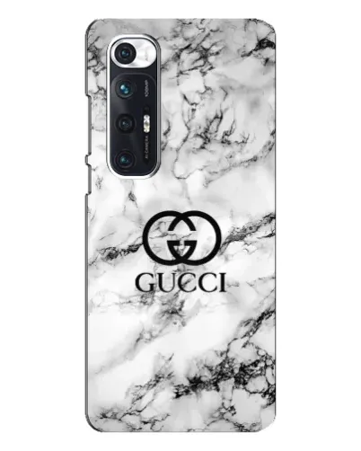 Чехол для Xiaomi Mi 10s с картинкой «Gucci — мраморный шик»