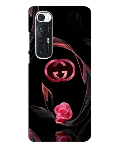 Чехол для Xiaomi Mi 10s с картинкой «Gucci — неоновая роза»