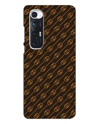 Чехол для Xiaomi Mi 10s с картинкой «Gucci — золотые диагонали»