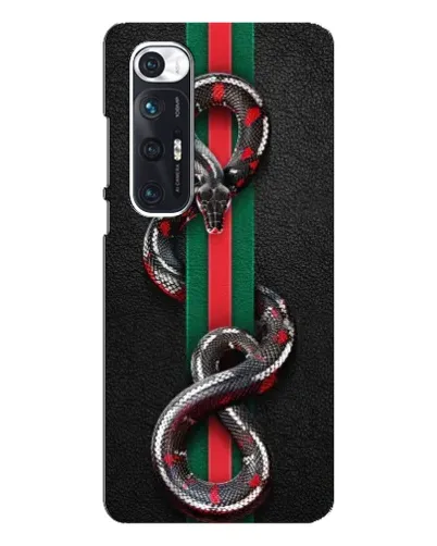 Чехол для Xiaomi Mi 10s с картинкой «Gucci — змея на полосе» Чехол для Xiaomi Mi 10s с картинкой «Gucci — змея на полосе»