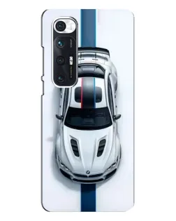 Чехол для Xiaomi Mi 10s с картинкой «Вид сверху — BMW M»