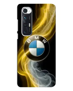 Чехол для Xiaomi Mi 10s с картинкой «Золотистый дым BMW»