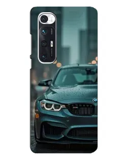 Чехол для Xiaomi Mi 10s с картинкой «BMW в огнях города»