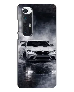 Чехол для Xiaomi Mi 10s с картинкой «BMW сквозь туман»