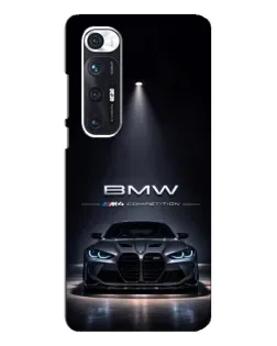 Чехол для Xiaomi Mi 10s с картинкой «BMW сквозь ночной город» Чехол для Xiaomi Mi 10s с картинкой «BMW сквозь ночной город»